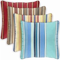 Square Outdoor Pillow 15x15 Stripes CD15P