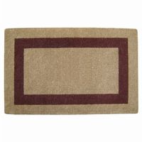 Heavy Duty Coir Mat with Brown Single Picture Frame 38" × 60" NH-O2034