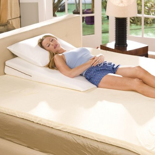 Avana Slant Memory Foam Bed Rest Pillow King 38x6 FL-SLANT-38-6