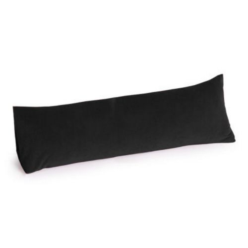 Jaxx Rest Memory Foam Body Pillow 30 inch Microsuede Black FL-ZJF-RE30-MS01