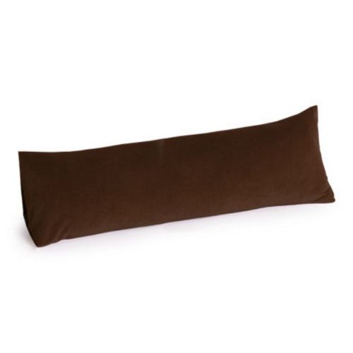 Jaxx Rest Memory Foam Body Pillow 30 inch Microsuede Chocolate FL-ZJF-RE30-MS05